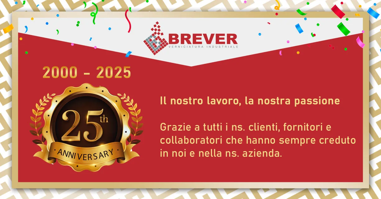 Brever srl festeggia 25 anni